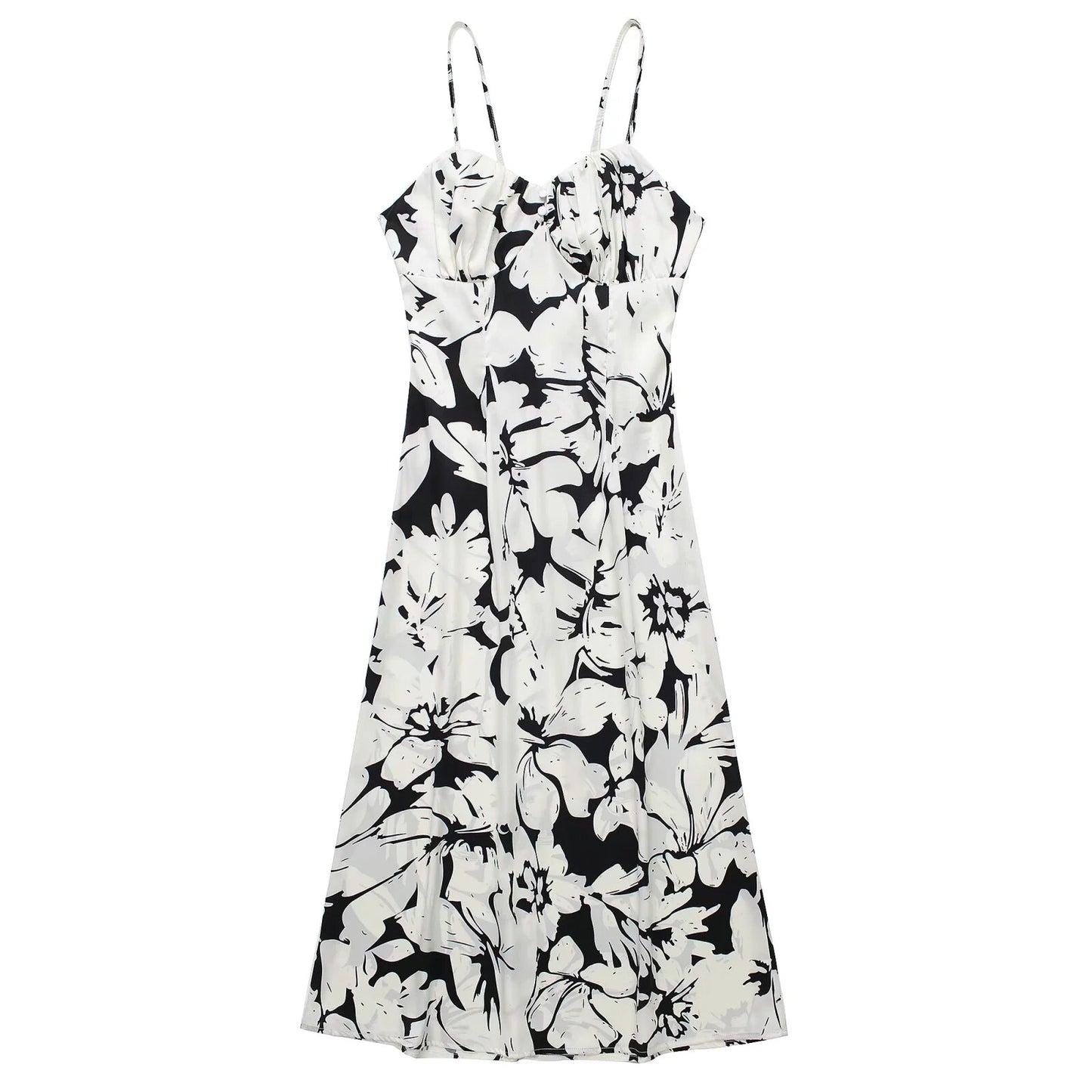 Tropical Style Printed Long Dress Woman Slip Beach Dress Sexy Summer Long Dresses For Women Sleeveless Long Dresses