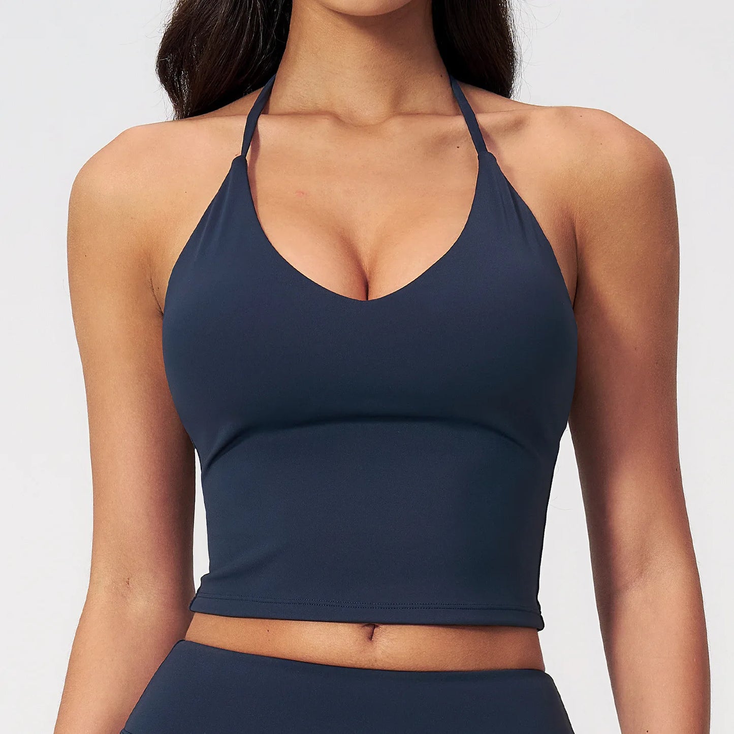 Women's Gym Outfit Women's Sports Vest Slim Fit Gym Clothes With Chest Pads Slimming Yoga Vest Sporty Woman Top Workout Clothing