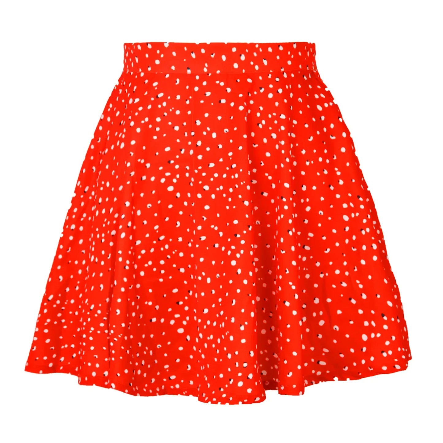 Summer new women' floral print skirt high waist umbrella mini skirt Female invisible zipper chiffon print short skirt women 2022